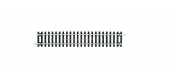 modelisme ferroviaire HORNBY R600 Rail Droit 168 mm